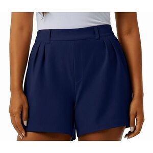 32 Degrees Women Pleated Pull On Short